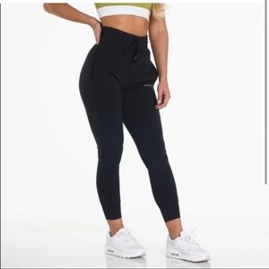 NVGTN Jet Black Joggers